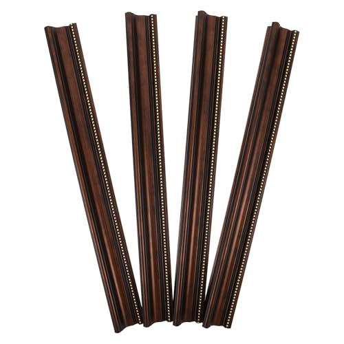 Angoily 4pcs Bande de Fabrication de Cadres Style Vintage pour Peinture à l'huile, Moulures Murales Européennes de 50 Cm, pour Décoration Murale Salon