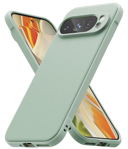Image of Ringke Onyx for Google Pixel 9 Pro Case [Feels Good in The Hand] Oil & Dirt Resistant, Enhanced Camera Lens Protection, Comfortable Grip, Non-Slip, Lightweight Cover - Mint