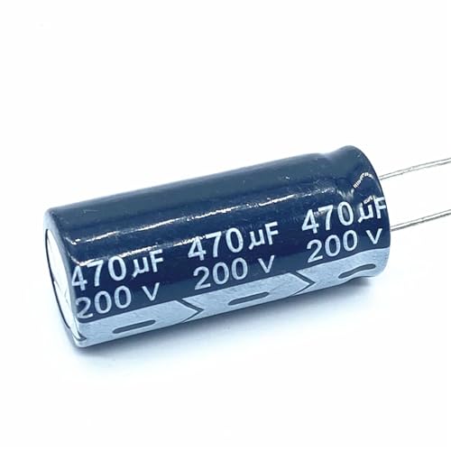 Condensateur électrolytique 200V 470UF 18x40mm : fini les baisses de tension et les parasites