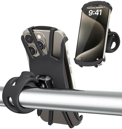 360° Rotating Phone Holder For Bicycle & Motorcycle - Adjustable Mount For 3.5-6.5 Inch Phones - View #8