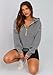 PRETTYGARDEN Women's 2026 Fall Hooded Sweatshirts Long Sleeve Half Zip Cropped Hoodies Pullover Winter Fashion Clothes (Dark Grey,Small)