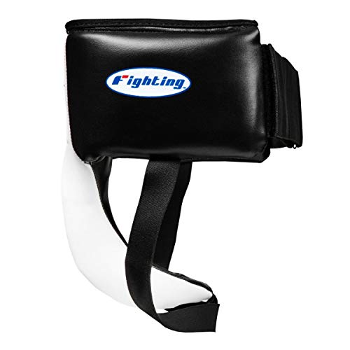 Fighting Deluxe Groin Ab Protector 2.0, White/Black, Medium - Thumbnail 4