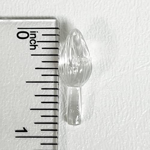 National Artcraft® Small Twist-Style Ceramic Christmas Tree Lights - Crystal Clear (144 Pcs) #TOP2