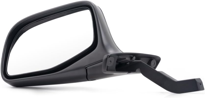 For Ford F-150 1992 93 94 95 96 1997 Door Mirror Driver Side | Manual | Non-Heated | Black and Chrome | F7TZ 17683 DAB | FO1320152