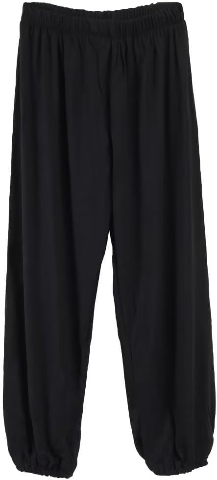 Boys Lightweight Loose Yoga Pants Elastic Waist Modal Yoga Harem Pants Kung Fu Wide Pants4