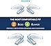 Mouth Guards for Teeth Grinding at Night: Moldable Custom Dental Guard for Sleeping - Nighttime Protection for Teeth 8 Packs