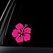 Hibiscus Flower PINK Car Decal / Sticker