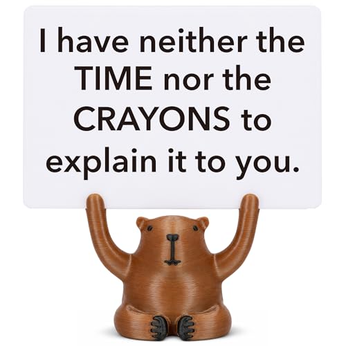 Funny Capybara Office Decor Boss Teacher Coworker Analysts Supervisor Gifts,