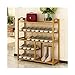 MXZBHBotas de Madera de 5 Capas, Unidad de Almacenamiento Zapatero Bastidor de bambú 80X25x87cm