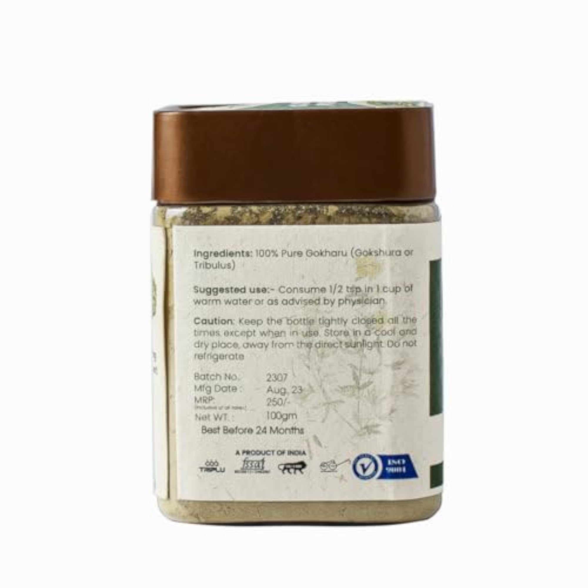 Organic Gokhshura Powder, Testosterone Support