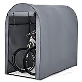 ガービー(Garvee) サイクルハウス ガレージ 頑丈 防水 1台用〜2台用 サイクルポート 自転車テント 収納 梅雨対策(グレー)