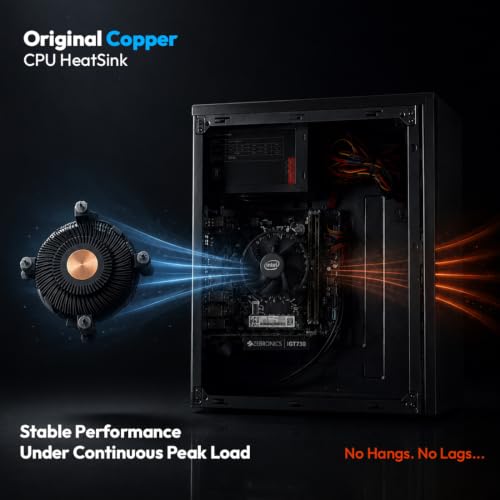 Image of Desktop PC | CPU Core i7 3.60Hz | 16GB RAM | 256GB SSD | 5G WiFi & Bluetooth | Type-C Port | Windows 11 Pro Licence & MS Office | GEN4 Computer (VX3-i7GEN4-16GB-256GB-SSD)