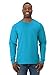 Adult Long-Sleeve Heavyweight Blend T-Shirt (California Blue) (X-Large)