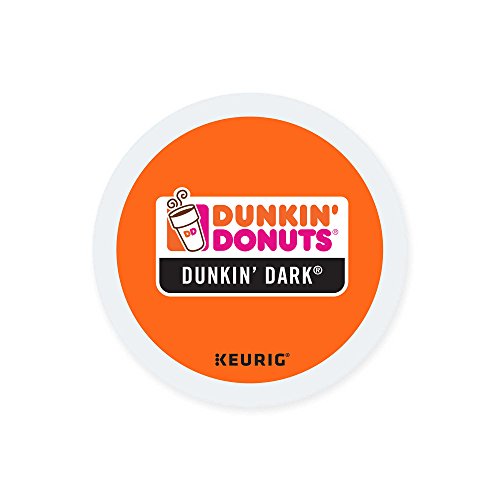 Dunkin Donuts K-cups Dark Roast - 24 Kcups for Use in Keurig Coffee Brewers
