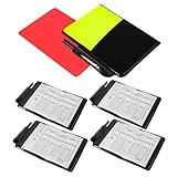 Pvc résistant : fabriquées à partir d'un matériau pvc durable, ces cartes sont conçues pour supporter une utilisation fréquente sans se plier casser, carte d'arbitre de football, cartes d'arbitre de sport