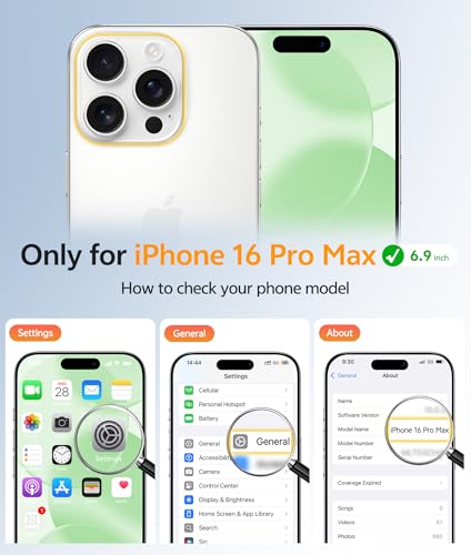 Image of FNTCASE for iPhone 16 Pro Max Case: [Compatible with Magsafe] Translucent Matte Cases with [Full Camera Protection] [Screen Protector] Military Grade Shockproof Protective Phone Cover - Light Moss