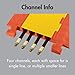 Checkers 4 Channel Industrial Drive Over Cable Protector End Caps for 3