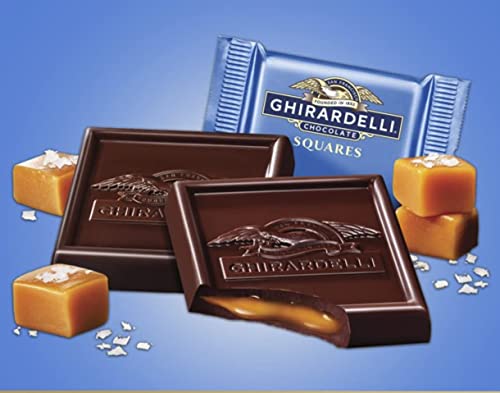 Ghirardelli Dark & Sea Salt Caramel Chocolate Squares, 5.32 Oz - Pack Of 2 #TOP3