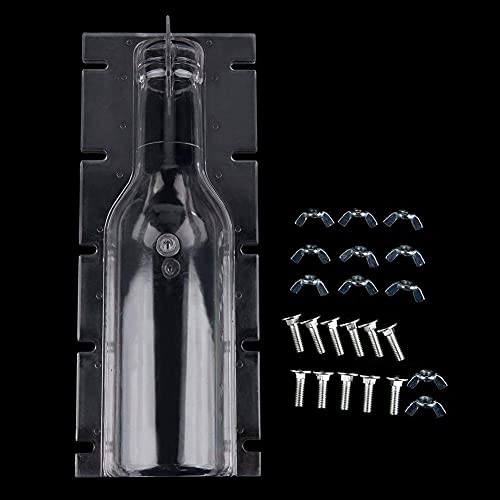 VIFER Candle Mold Plastic Candle Molds Clear Plastic Candle DIY Mold Bottle-Shaped Candle Mold - Image 2