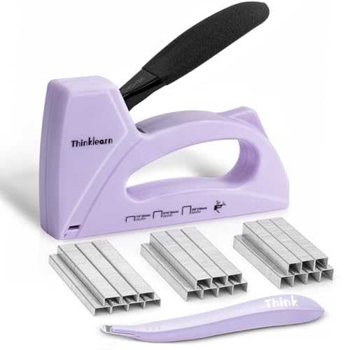 Light Duty Staple Gun for Wood Upholstery Staple Gun for Classroom with 1600pcs JT21 Staples 1/4 5/16 3/8 inch and Staple Remover Fabric Stapler Gun for Crafts Bulletin Board Stapler for Teachers