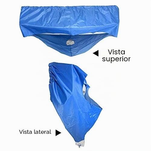 Miniatura 5 de Bolsa De Lavado Para Limpieza Del Aire Acondicionado, Tapa De Pared Para Aire Acondicionado Con Boquilla De Drenaje Y Manguera De Agua Impermeable Antipolvo Q-533