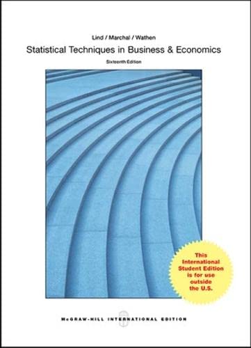 Amazon.co.jp: Statistical Techniques in Business and Economics