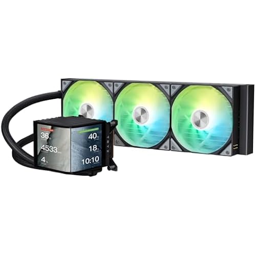TRYX Panorama 360mm AIO Curved Screen GIPHY Built-in Asetek 320w TDP