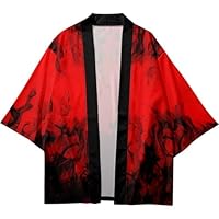 Kimono Imprimé Dessin Animé Harajuku, Cardigan D'é... – Grandado
