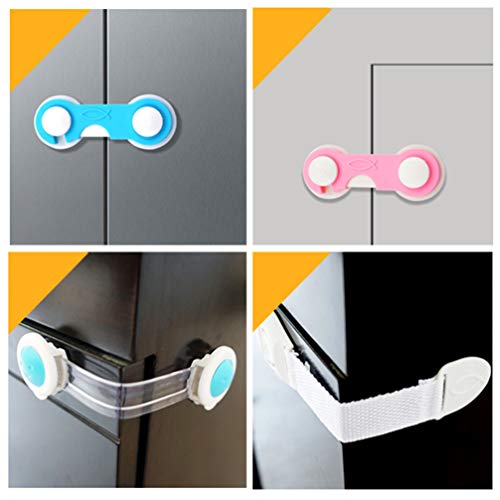 Tomaibaby 12 Stks Baby Veiligheid Anti Knelslot Kindveilige Kast Lock Guard Voor Lade Toiletbril Apparaten Koelkast Kast… - Afbeelding 7
