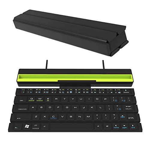 Gugutogo Bluetooth Clavier, Bureau Extérieur Portable Pliable Clavier Bluetooth, Machine À Commutateur Intelligent, Compatible avec iOS/Android/Système De Fenêtre