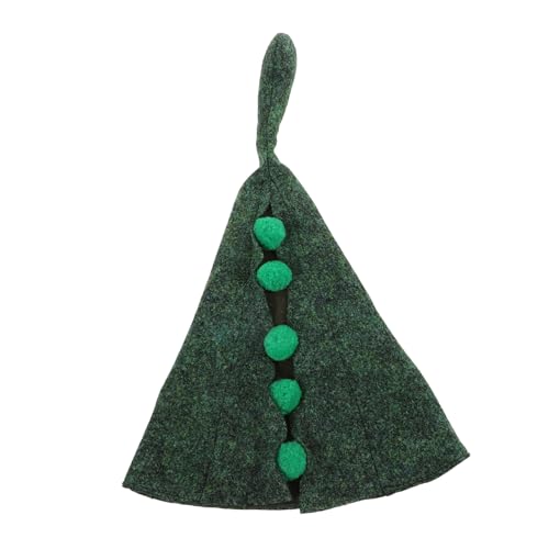 OSALADI Party Costume Peasecod Shaped Wizard Hat for Halloween Cosplay Soft Material Masquerade Accessory for Festivals and Photoshoots