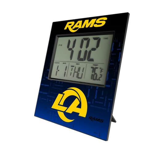 Los Angeles Rams Quadtile Digital Desk Clock product photo