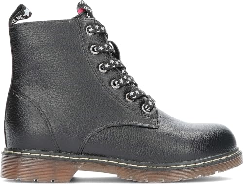 Garvalín Fille 231566 chaussure bateau en cuir véritable avec surpiqûres