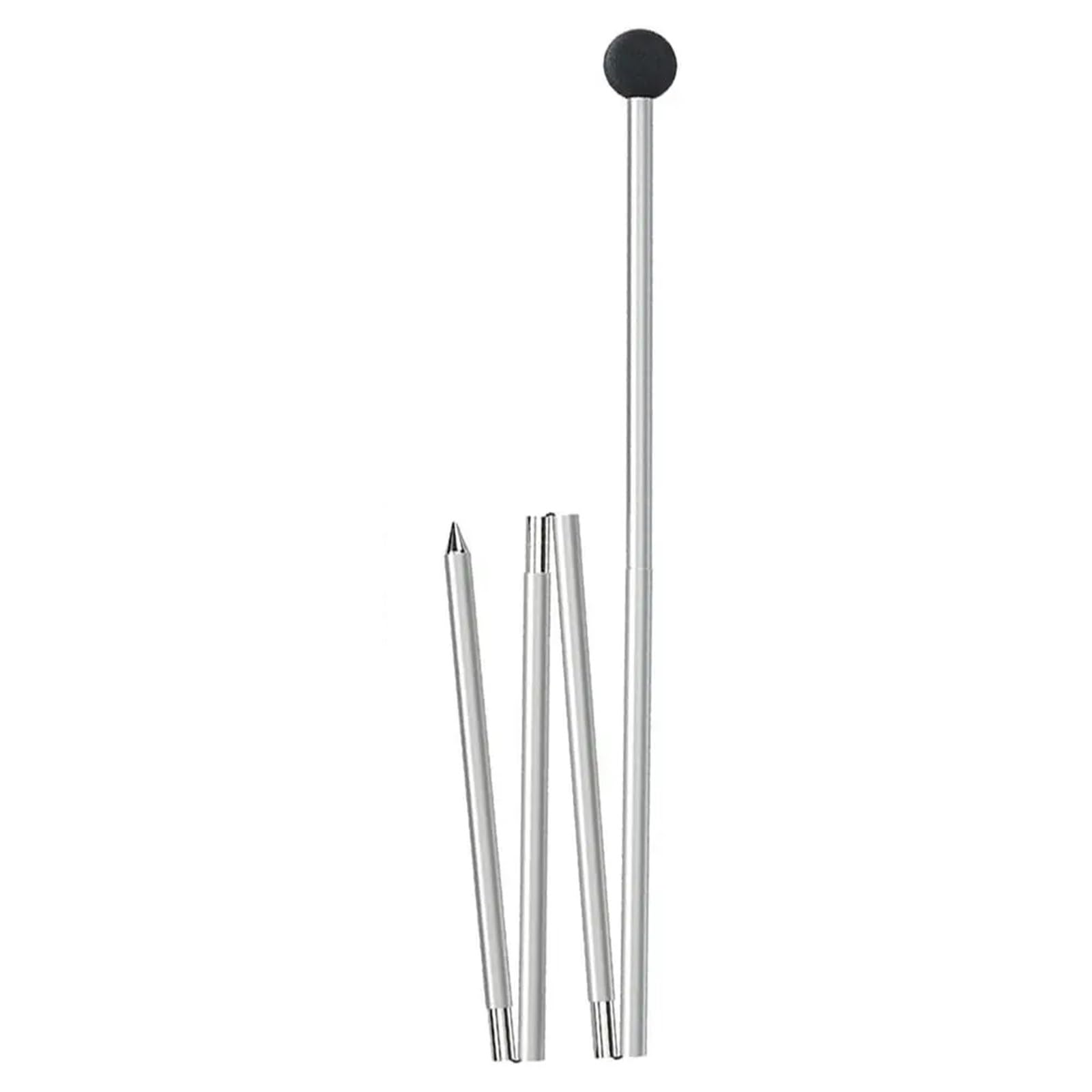 Piquets de Tente Tiges de Tente, Poteau bâche léger, Support d'auvent d'abri réglable, poteaux Remplacement for tentes Plage Pliables