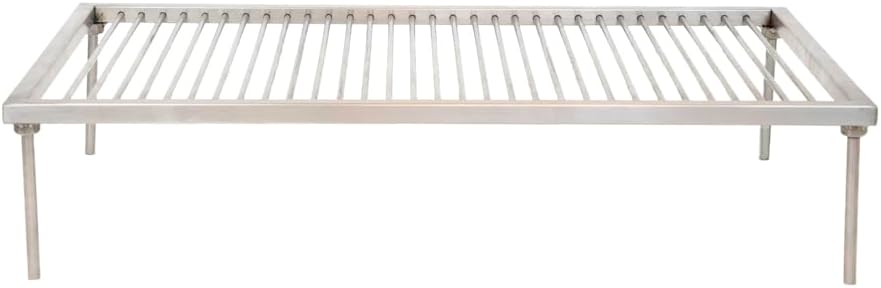 Argentina Stainless steel & Iron grill asado parrilla BBQ 80x50cm / 31.5x19.6in (Medium)