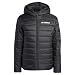 adidas Men's Terrex Multi Essentials CLIMAWARM Insulated Hooded Jacket, Black, S