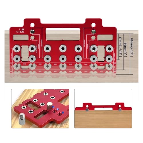 Gabarit perçage étagère et guide de perçage pour tourillon en aluminium - 4