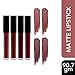 NICEFACE Matte Liquid Lipstick Set, 4 Colors Waterproof Long Lasting Lipsticks Non-Stick Cup Lip Gloss