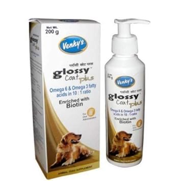 Venky's Glossy Coat Plus - 200 gm by Jolly and Cutie Pets