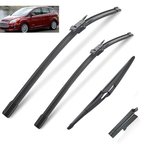 Lot De 3 Balais D'essuie-glace Avant Et Arrière Compatible Avec Ford C-Max MK1 2003-2010 26"+19"+11