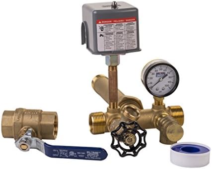 Plumb eeze Pressure Tank Installation Kit with 1" Brass Union tank tee to fit most pressure tanks with diameters up to 16"