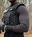 221B Equinoxx - Breathable Center Arm and Shoulder Warmth Fleece | Tactical & Sport Gear Thermal Base Layer Compression Shirt Black