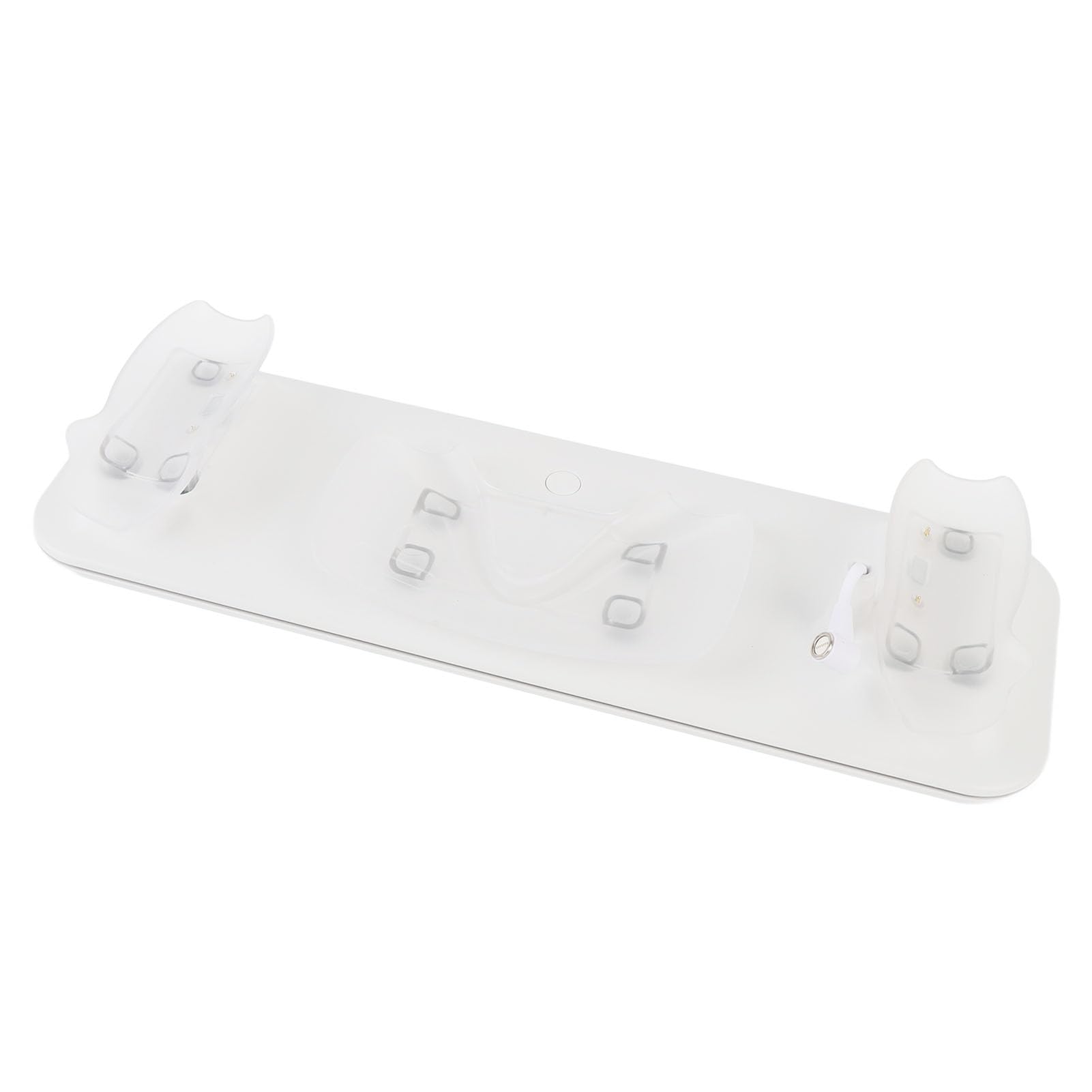 Cuifati Stazione di Ricarica VR per Visore 3S e Controller con Impugnatura, Supporto di Ricarica Magnetico con Luce RGB, Dock di Rapida per Visore e Controller VR