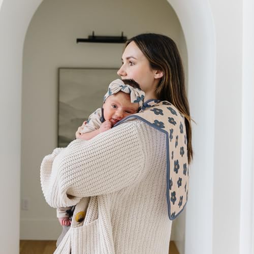 Baby Stretchy Soft Knit Headband Bow "Gemma in Tan" by Copper Pearl3