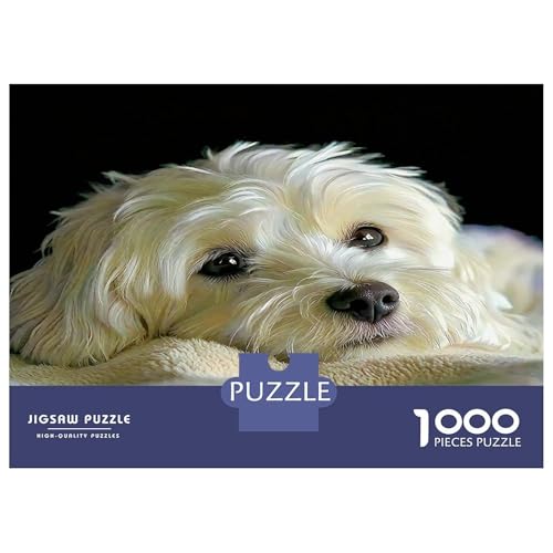 Rompecabezas de perro para adultos con 1000 piezas de papel reciclado
