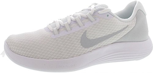 Nike Men's Lunarconverge Athletic Shoe, White/Pure Platinum-Wolf Grey, 10 D US