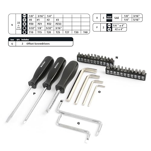 Great Neck MS125 125 Piece Marine Tool Set, Gifts for Men, Dad Gifts, High Visibility, Water-Resistant Boat Tool Box Case, Anti-Rust Chrome-Plated Boat Supplies And Accessories - Thumbnail 5
