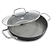 GreenPan Chatham 11" ceramic Non-Stick Covered Everyday Pan with 2 Helpers, Grey - CC000121-001