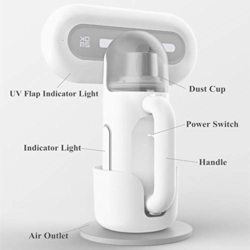 Swdk KC101S Portable Bed Vacuum Cleaner Cordless Rechargeable Professional Mattress Vacuum Cleaner Powerful Suction Handheld Deep Cleaner For Bed Sheet Carpet Fabric Sofa Vacuum Cleaning thumb #8