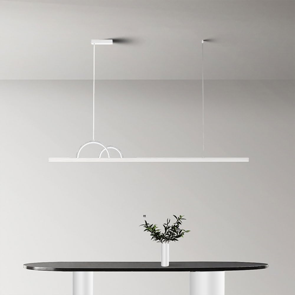 Suspension LED aluminium au design minimaliste pour un décor intérieur chic
